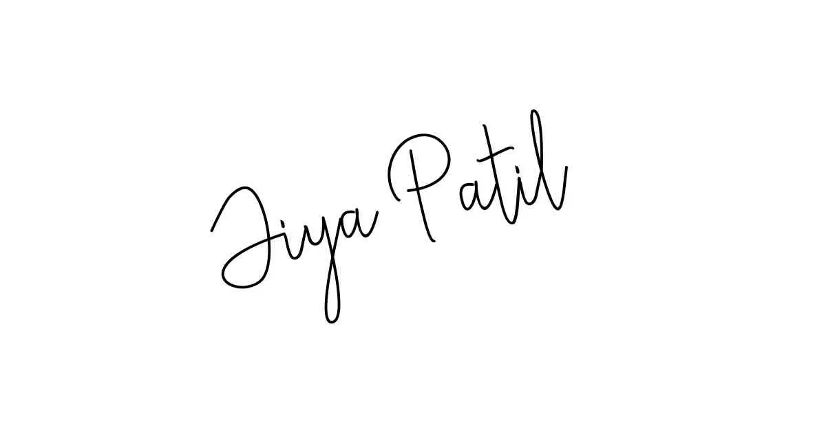 Jiya Patil name signatures